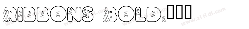 Ribbons Bold字体转换